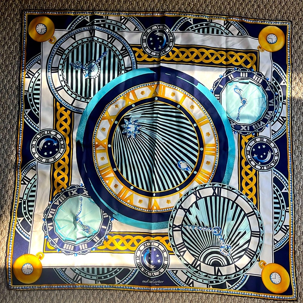 Cartier scarf 34” square